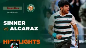 Jannik Sinner vs Carlos Alcaraz | ไฮไลต์ เฟร้นช์ โอเพ่น Roland Garros 2025